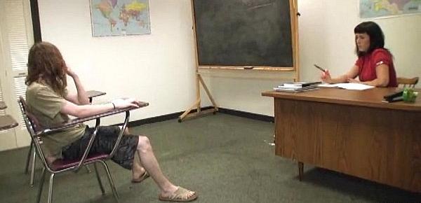 Horny Teacher Hanjob